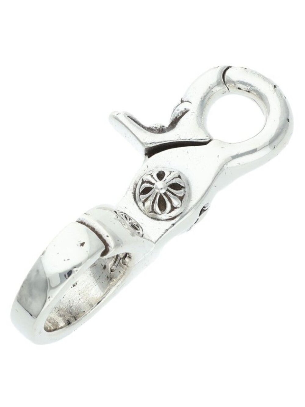 Chrome Hearts Quick Clip Cross Ball Silver Shoulder Bag